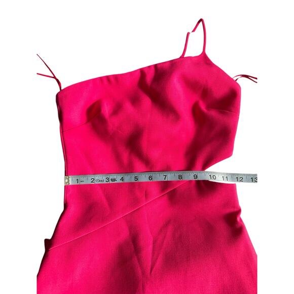 Likely Pink Sleeveless Prom Josephine One-Shoulder Formal Maxi Gown Size 0 - Picture 12 of 13